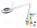 Desktop magnifier with backlight; Mag: 5dpt(x2.25); 9W; Plug: EU