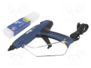 Hot melt glue gun; Ø: 12mm; 100W; 195°C; Plug: EU; 3min; 230VAC