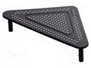 Monitor stand; 20kg; plastic,steel; 500x285x120mm