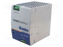 Power supply: switched-mode; for DIN rail; 480W; 48VDC; 10A; 3kV