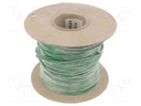 Insulating tube; Mat: silicone; green; Øint: 2.5mm