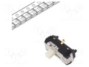 Switch: slide; Pos: 2; SPDT; 0.2A/12VDC; ON-ON; SMT; -40÷85°C; CL-SB