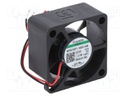 Fan: DC; axial; 5VDC; 30x30x15mm; 10.19m3/h; 27dBA; Vapo; 9500rpm