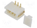 Socket; wire-board; male; 1.5mm; PIN: 3; SMT; 100V; 1A; tinned; 20mΩ