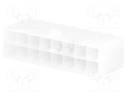 Socket; wire-board; male; N42G; 4.2mm; PIN: 16; THT; 600V; 9A; tinned