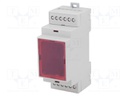 Enclosure: for DIN rail mounting; Y: 90.2mm; X: 36.3mm; Z: 57.5mm