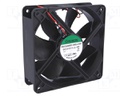 Fan: DC; axial; 24VDC; 120x120x38mm; 197.2m3/h; 44dBA; ball bearing