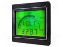 Process meter; digital,mounting,programmable; on panel; 0.5%