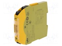 Module: safety relay; Series: PNOZ s1; IN: 2; OUT: 3; Mounting: DIN