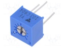 Potentiometer: mounting; single turn,horizontal; 10kΩ; 500mW