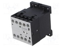 Contactor: 4-pole; NO x4; 24VDC; 9A; for DIN rail mounting; BG