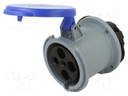 Connector: AC supply 3-phase; socket; female; straight; -25÷40°C