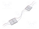 LED; white; 6500K; 1.44W; 214lm; IP66; 165°; No.of diodes: 4; 2835