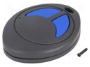 Enclosure: for remote controller; X: 43mm; Y: 55mm; Z: 14mm; ABS