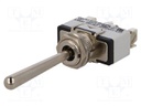 Switch: toggle; Pos: 3; SP3T; (ON)-OFF-(ON); 15A/250VAC; 5A/25VDC
