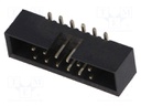 Socket; IDC; male; PIN: 12; vertical; SMT; gold flash; 2mm