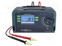 Meter: insulation resistance; LCD,bargraph; VAC: 10V÷1kV; IP52