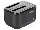 Docking station; USB 3.0; black