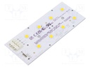LED strip; W: 49.5mm; L: 121.4mm; No.of diodes: 8; CRImin: 70; 4000K