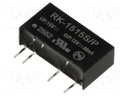 Converter: DC/DC; 1W; Uin: 13.5÷16.5V; Uout: 15VDC; Iout: 66mA; SIP7