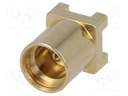 Socket; MMCX; female; 50Ω; teflon; gold-plated