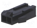 Plug; wire-wire; male; Micro-Fit 3.0; 3mm; PIN: 2; w/o contacts