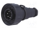 Connector: circular; plug; male; PIN: 6; Buccaneer Standard; IP68