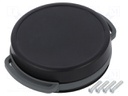 Enclosure: multipurpose; Z: 13mm; black; V: with holder; Ø: 47mm