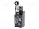 Limit switch; lever R 26mm, metallic roller Ø17,5mm; NO + NC