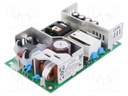 AC/DC Open Frame Power Supply (PSU), ITE & Medical, 1 Output, 150 W, 187W @ 7CFM, 85V AC to 264V AC