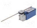 Limit switch; adjustable plunger, max length 170mm; NO + NC