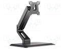 Monitor holder; 10kg; 17÷32"; Arm len: 263mm; for one monitor