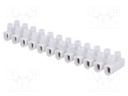 Terminal block; screw terminal; ways: 12; 2.5÷10mm2; terminals: 24
