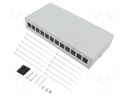 Case; surface-mounted; Number of ports: 12
