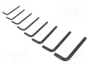 Key set; Torx®; TX09,TX10,TX15,TX20,TX25,TX27,TX30,TX40; Pcs: 8