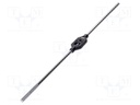 Tap wrench; steel; Grip capac: 1.1/8"-2",G 3/4-G 1.3/4,M27-M52