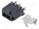 Socket; wire-board; male; Micro-Fit 3.0; 3mm; PIN: 2; Glow-Wire; SMT