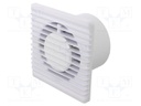Fan: AC; axial; 230VAC; 93m3/h; 26dBA; slide; 2400rpm; 135x135x79mm