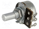 Potentiometer: shaft; single turn; 4.7kΩ; 200mW; ±20%; on panel