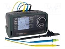 Meter: appliance meter; LCD; 50k÷300MΩ; 0.3÷9.99kΩ; RS232,USB