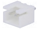 Socket; wire-board; male; A2501; 2.5mm; PIN: 2; THT; 250V; 3A; tinned