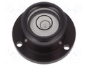 Spirit level; mounting flange, for bolting surface; H: 10mm