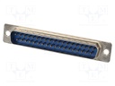 D-Sub; PIN: 37; plug; male; soldering; for cable; gold flash