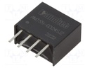 Converter: DC/DC; 1W; Uin: 2.97÷3.63V; Uout: 24VDC; Iout: 42mA; SIP4