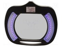 Tool: desktop magnifier with backlight; ESD; 230VAC; Mag: x2.25