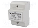 Transformer: safety; 30VA; 230VAC; 17V; IP30; Mounting: DIN; 1kg