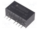 Converter: DC/DC; 3W; Uin: 4.5÷9V; Uout: 15VDC; Uout2: -15VDC; SIP8