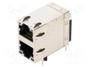 Connector: RJ45; socket