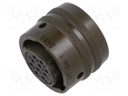 Connector: circular; plug; PT/451