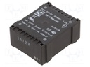 Transformer: encapsulated; 6VA; 115/115VAC; 18V; 18V; 166mA; 166mA